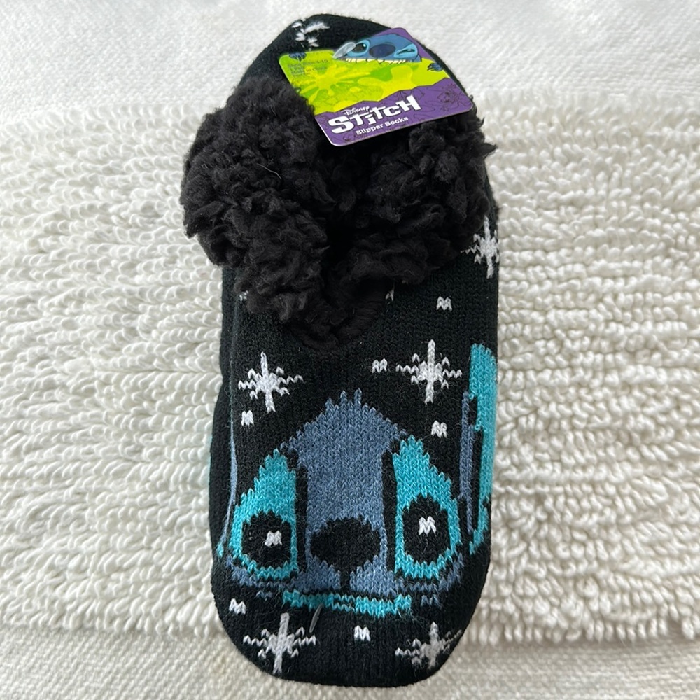 Disney Stitch Slipper Socks - Women’s Shoe Size 4-10 - NWT